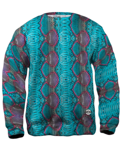 Sunrise Snake Bi Color Skin Pattern&nbsp;Mens Sweatshirt
