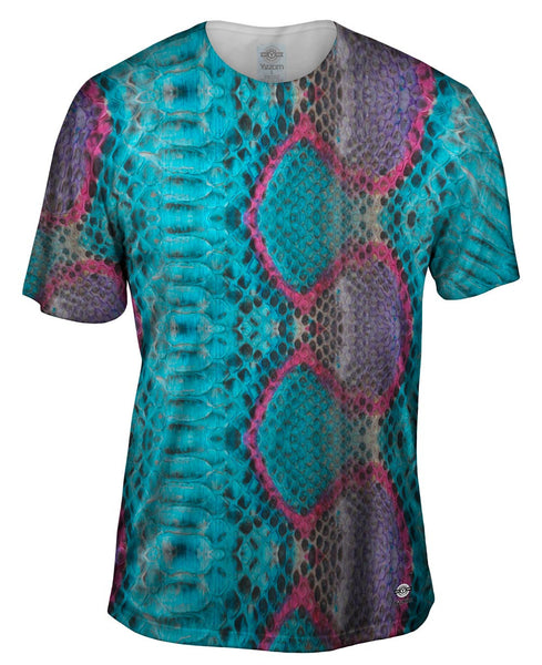 Sunrise Snake Bi Color Skin Pattern Jumbo Mens T-Shirt