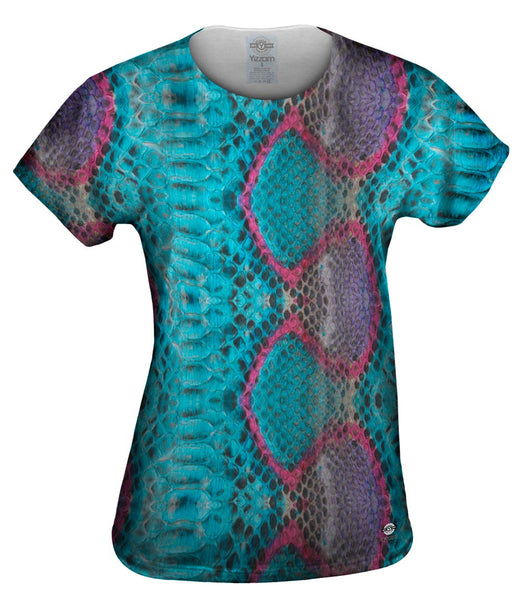 Sunrise Snake Bi Color Skin Pattern Jumbo&nbsp;Womens Top