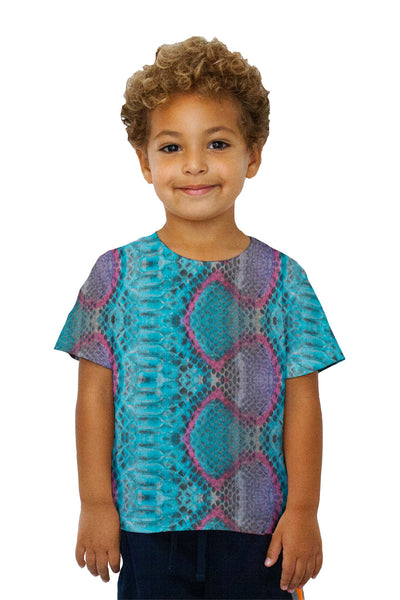 Kids Sunrise Snake Bi Color Skin Pattern Jumbo&nbsp;Kids T-Shirt