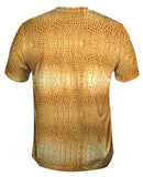 Golden Snake Skin Pattern