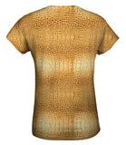 Golden Snake Skin Pattern