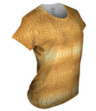 Golden Snake Skin Pattern