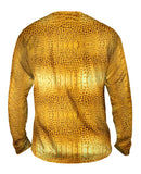 Golden Snake Skin Pattern