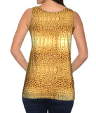 Golden Snake Skin Pattern