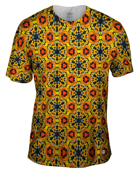 Orange Sunset Pattern Mens T-Shirt