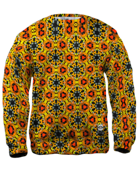 Orange Sunset Pattern&nbsp;Mens Sweatshirt