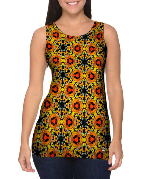 Orange Sunset Pattern&nbsp;Womens Tank Top