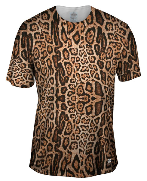 Leopard Skin Pattern Mens T-Shirt