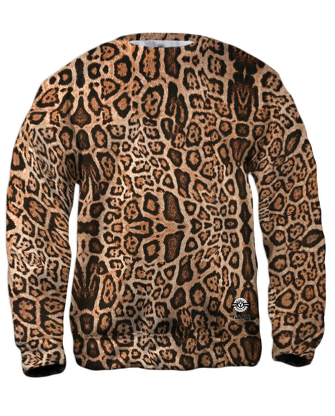 Leopard Skin Pattern Mens Sweatshirt