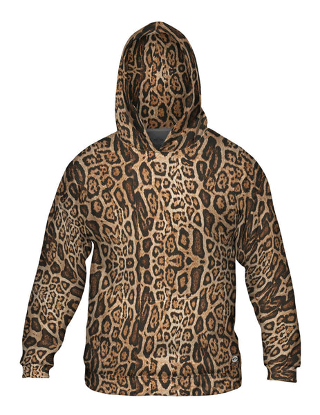 Leopard Skin Pattern Mens Hoodie Sweater