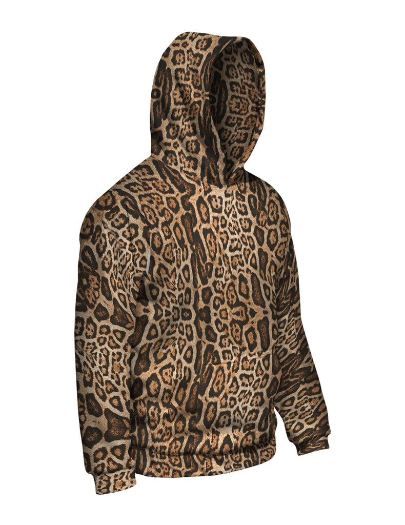 Leopard Skin Pattern Mens Hoodie Sweater | Yizzam