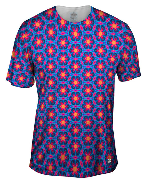 Smell The Flowers Pattern Mens T-Shirt