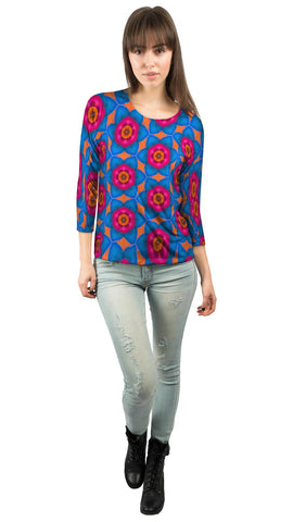 Smell The Blue Flowers Pattern