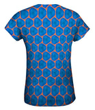 Blue Orange Colorful Triangles