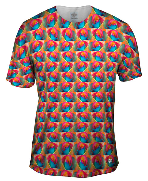 Ziggy Zaggy Trippy Pattern Mens T-Shirt