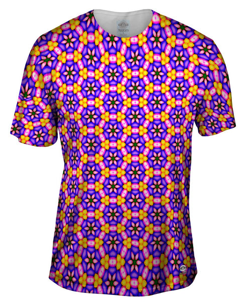Golden San Fran Pattern Mens T-Shirt