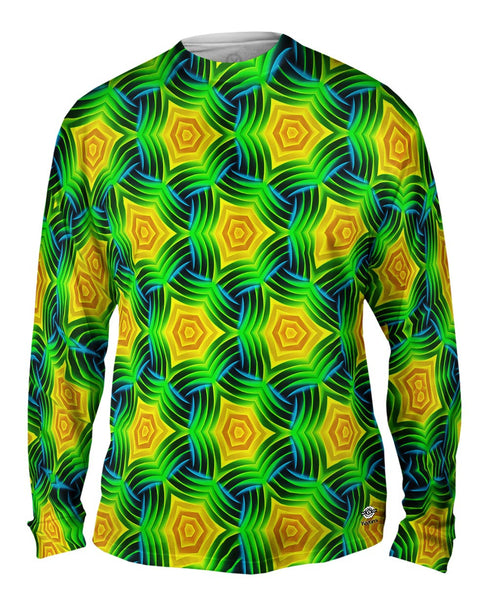 Morning Vibes Pattern Mens Long Sleeve