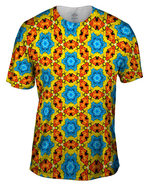 Turq Dreaming Pattern Mens T-Shirt