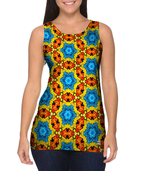 Turq Dreaming Pattern&nbsp;Womens Tank Top