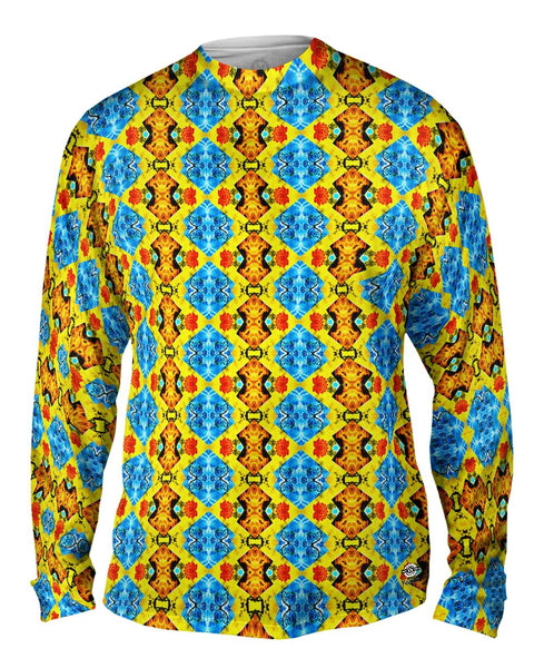 Vibe With Me Pattern Mens Long Sleeve