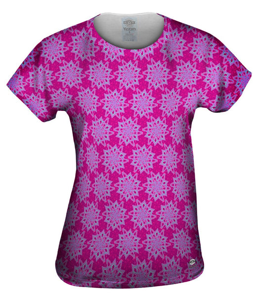 Pink Snowflakes&nbsp;Womens Top