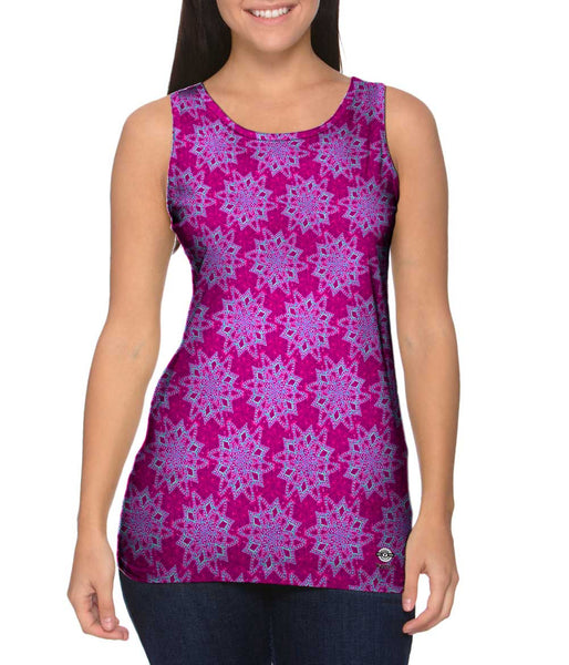 Pink Snowflakes&nbsp;Womens Tank Top