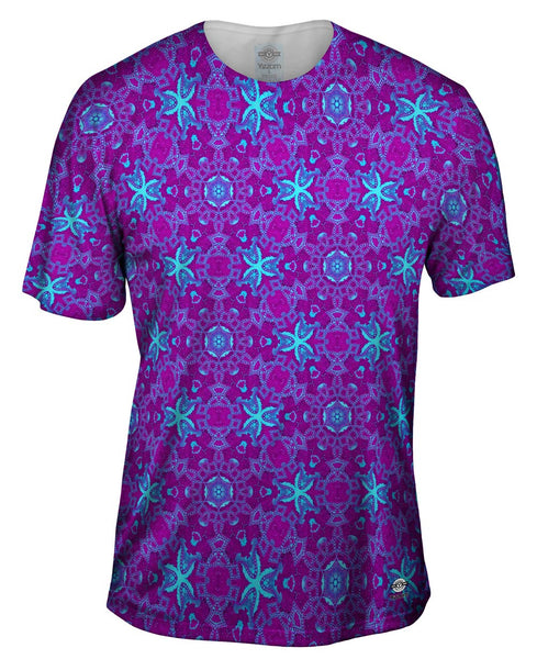 Turq Ocean Pattern Mens T-Shirt