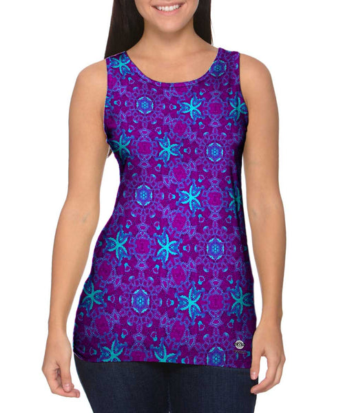 Turq Ocean Pattern&nbsp;Womens Tank Top
