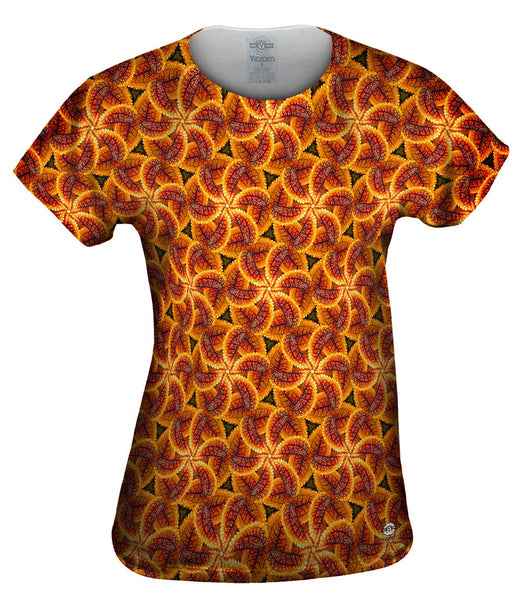 Fall Foliage Pattern Womens Top