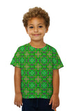 Kids Green Foliage Pattern