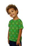 Kids Green Foliage Pattern