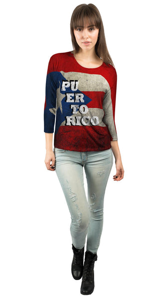 Dirty Puerto Rico&nbsp;Womens 3/4 Sleeve