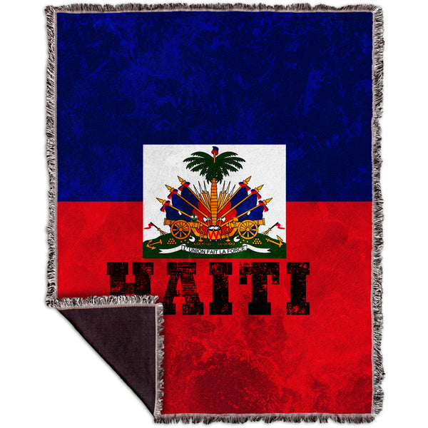 Dirty Haiti Woven Tapestry Throw