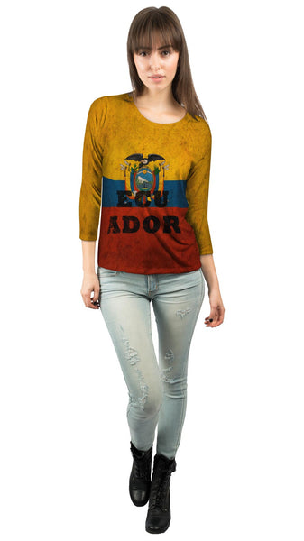 Dirty Ecuador&nbsp;Womens 3/4 Sleeve