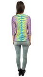 Tiger Leopard Skin Pink Yellow Blue