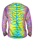 Tiger Leopard Skin Pink Yellow Blue