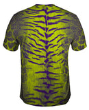 Tiger Leopard Skin Purple Lime Green