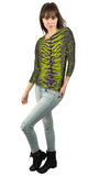 Tiger Leopard Skin Purple Lime Green