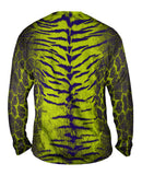 Tiger Leopard Skin Purple Lime Green