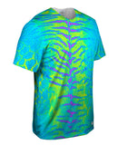 Tiger Leopard Skin Blue Purple Green