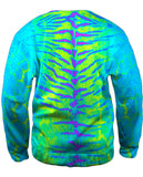 Tiger Leopard Skin Blue Purple Green