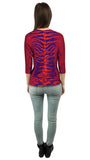 Tiger Leopard Skin Orange Purple