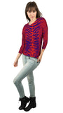 Tiger Leopard Skin Orange Purple