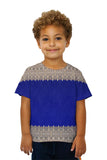 Kids Elegant Border Glowing Navy