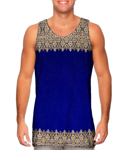 Elegant Border Glowing Navy