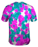 Tropical Leaves Pink Foliage Pattern