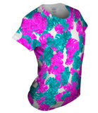 Tropical Leaves Pink Foliage Pattern