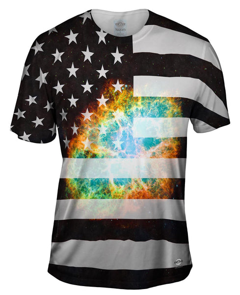 Galaxy Flag Mens T-Shirt