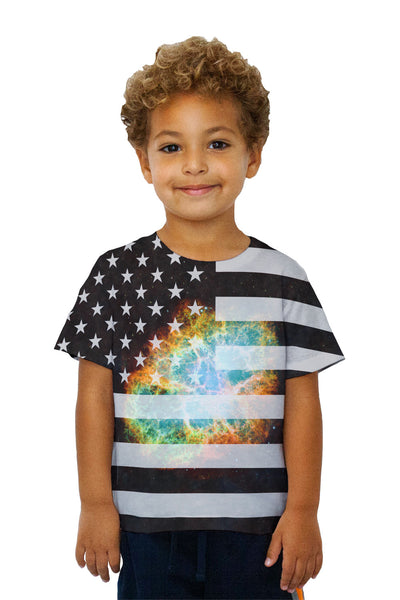 Kids Galaxy Flag Kids T-Shirt